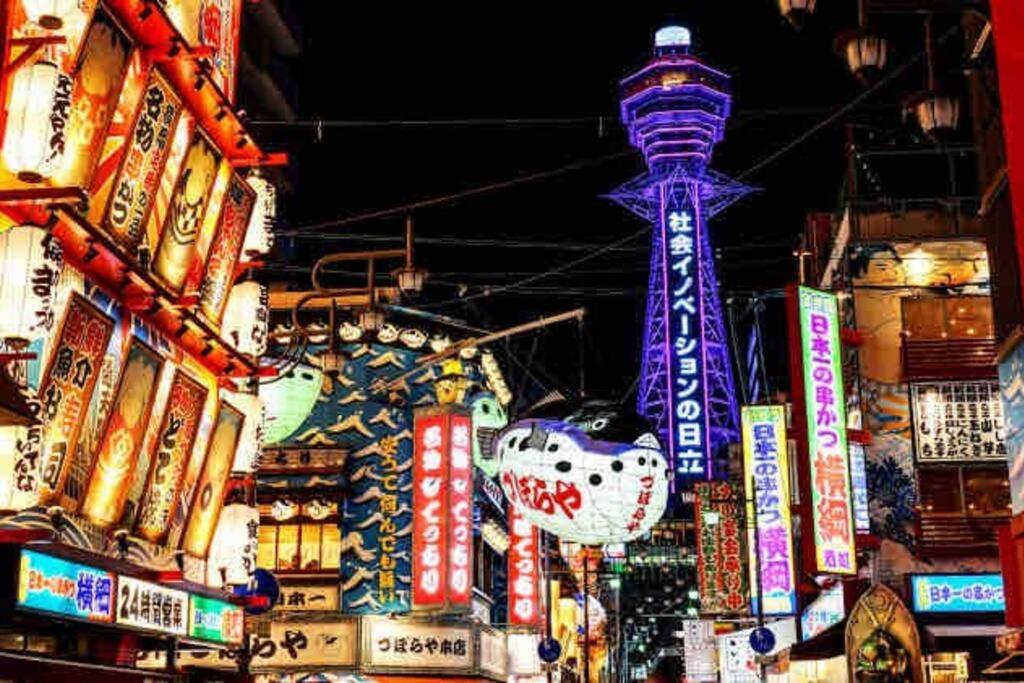 Wutong-40 Minutes Direct To Kansai Airport And 5 Minute Walk To Jr Or Subway Or Nankai Line And 1 Minute To Tsutenkaku The Landmark Of Osaka And Many Japanese Bistros Nearby Buitenkant foto